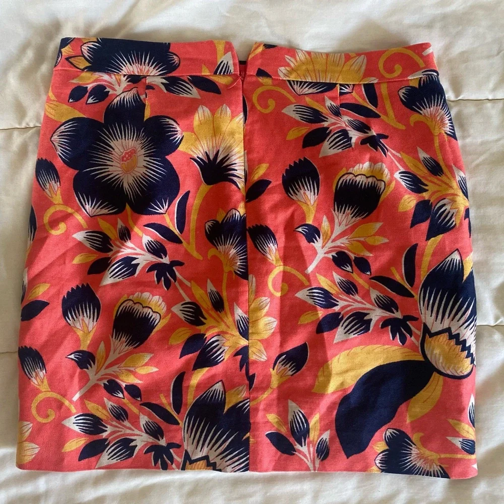 JCrew Floral Mini Skirt - Picture 2 of 3